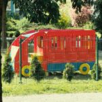 Autozak’as darželyje