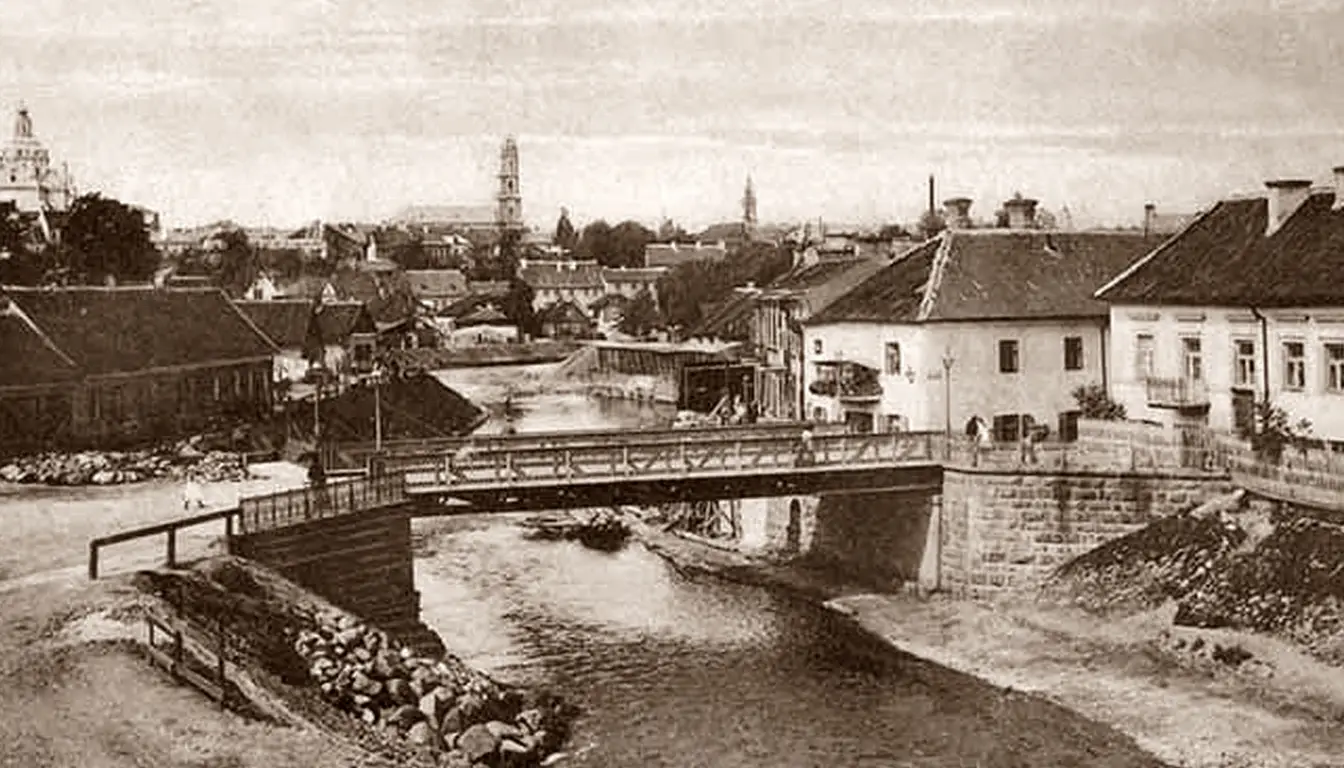 Paupio (Paplaujos) tiltas 1870 (pašto atvirukas)