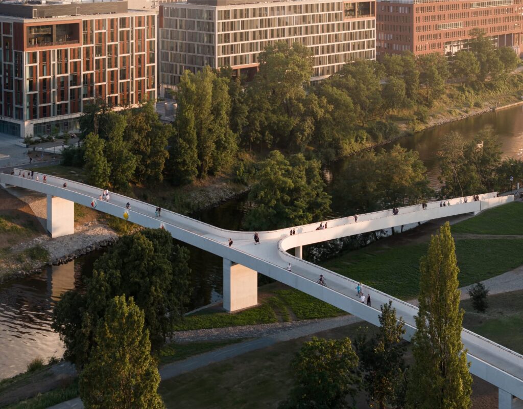 Štvanice Footbridge in Prague / Atelier Brigde Structures + Blank Architekti s.r.o