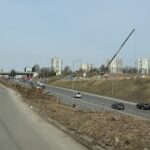 Ukmergės gatvėje, šalia statomo stadiono, iškirto medžius