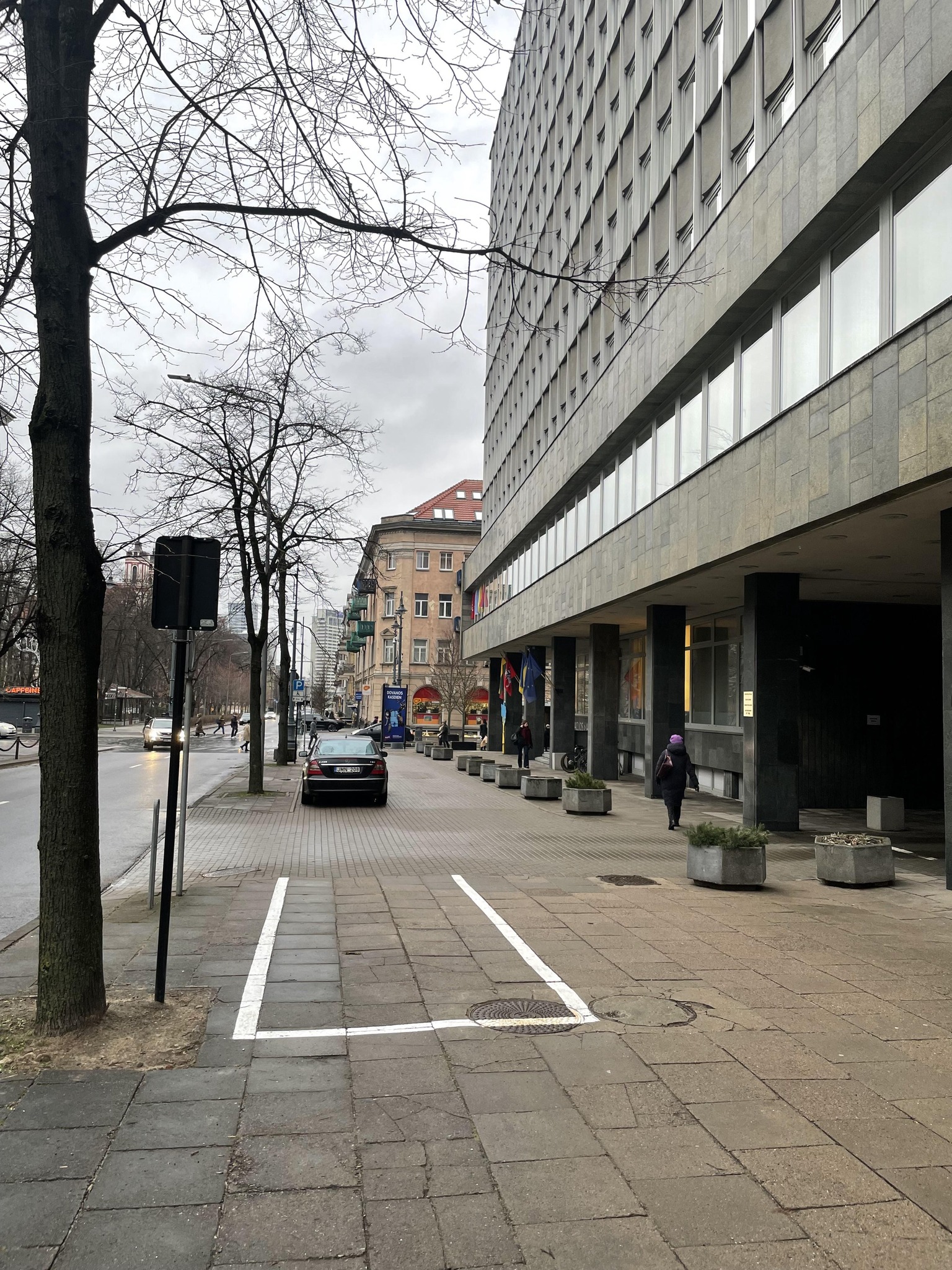 Prie Ekonomikos ir inovacijų ministerijos kažkas įsirengė sau inovatyvų parkingą ant…