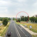 May be an image of road and text