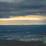 Astravo atominė elektrinė (Belarusian Nuclear Power Plant), skrendant balionu virš…