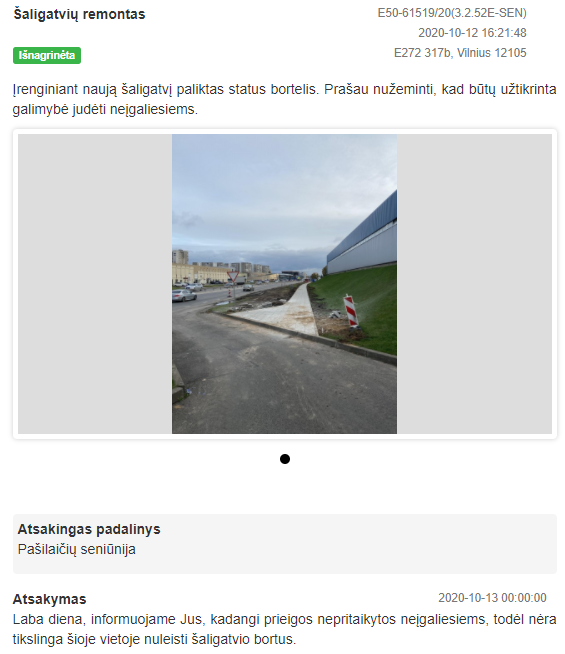 Šaligatvių remontas