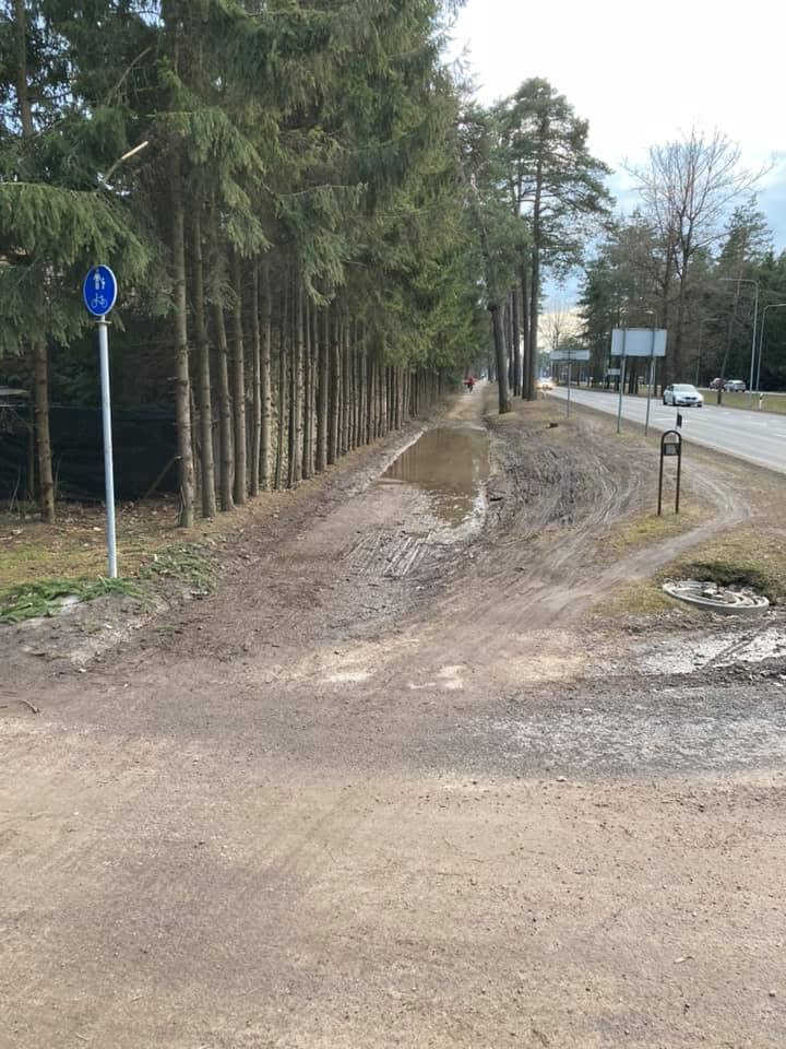 Savivaldybė suremontavo dviračių taką