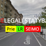 Nelegali statyba prie LR seimo
