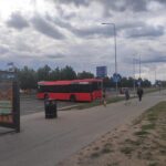 Autobusas matyt praleido savo posūkį ir Pilaitės prospekte nusprendė apsisukti va taip
