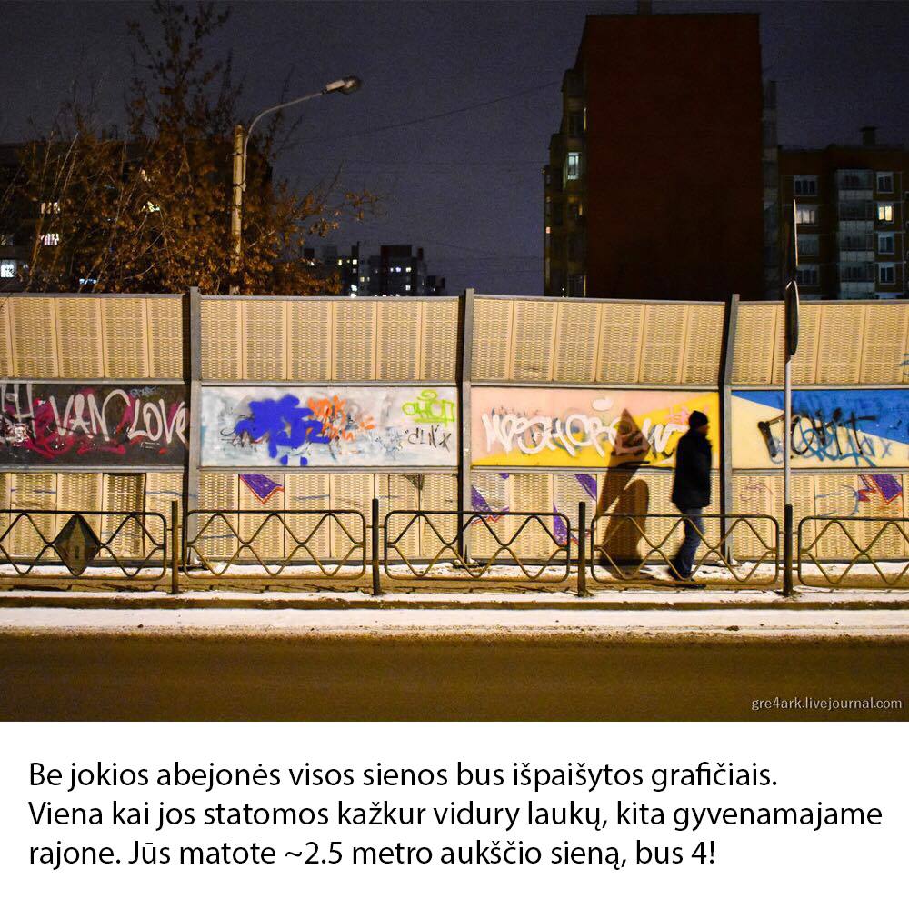 Viena kai jos statomos kažkur vidury laukų, kita gyvenamajame