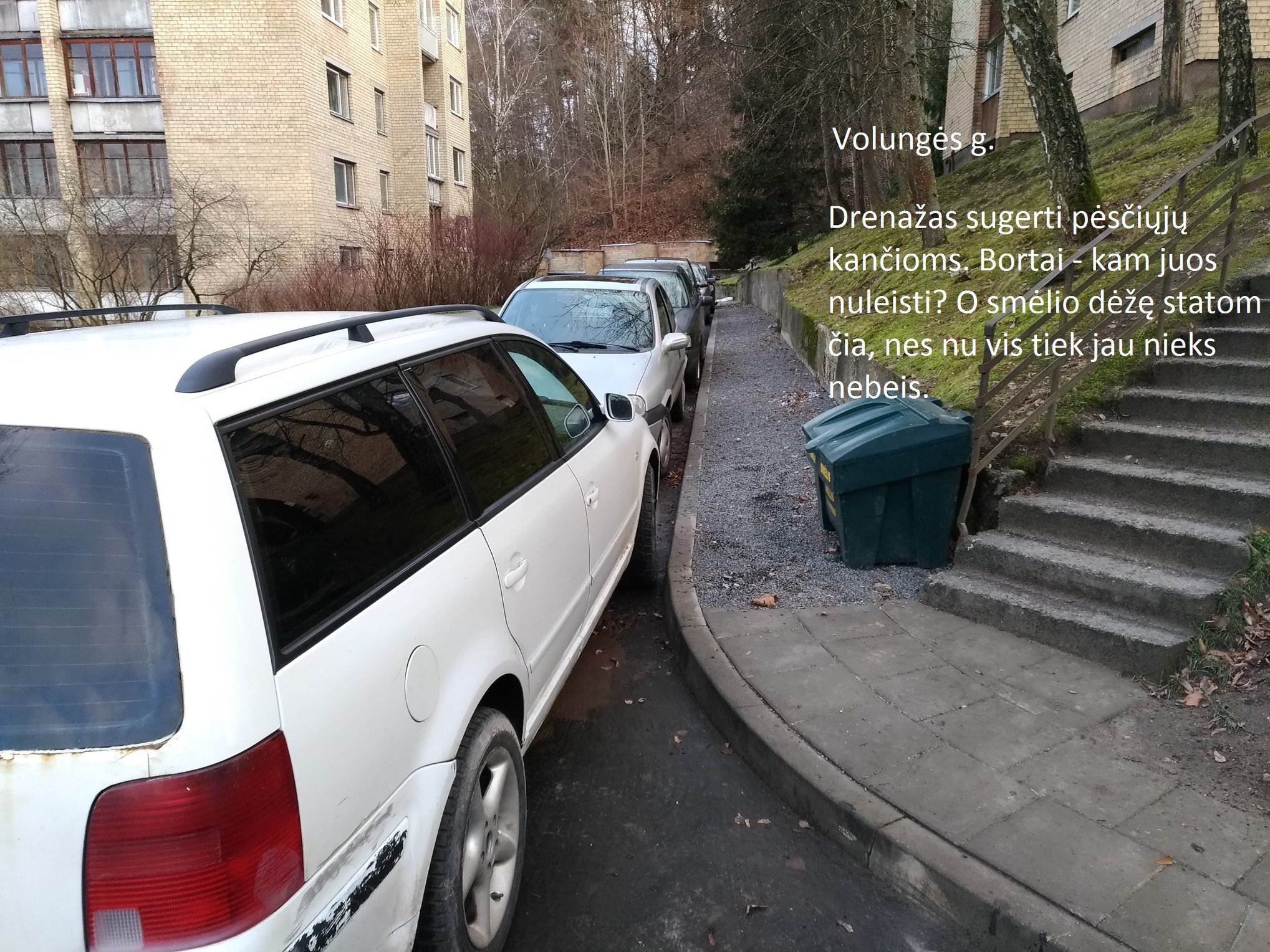 Drenažas sugerti pėsčiųjų