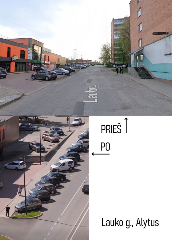 May be an image of street and text